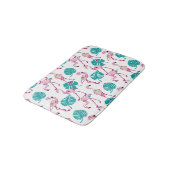 ピンクフラミンゴス バスマット (アングル)