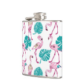 ピンクフラミンゴス フラスク (左)