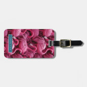 ピンクフラミンゴズラゲッジタグ ラゲッジタグ (正面横)