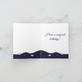 ピンクフラミンゴティータイム ノートカード (内部)