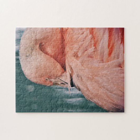 ピンクフラミンゴテイクアボウパズル ジグソーパズル (横)