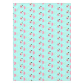 ピンクフラミンゴトロピカルキュートファースト誕生日 テーブルクロス (正面)