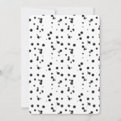 ピンクフラミンゴトロピカルスタイル結婚ズ 招待状 (裏面)