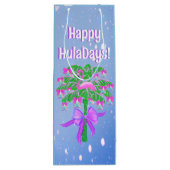 ピンクフラミンゴトロピカルハッピーハルダイ ワインギフトバッグ (裏面)