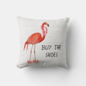 ピンクフラミンゴハイヒール クッション (正面)