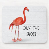 ピンクフラミンゴハイヒール マウスパッド (正面)