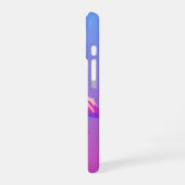 ピンクフラミンゴハートiPhoneケース iPhone 16ケース (左側面)