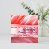 ピンクフラミンゴバチェロレッテ招待状 招待状 (スタンド正面)