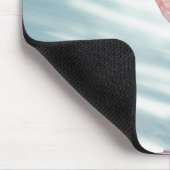 ピンクフラミンゴバードアートマウスパッド マウスパッド (コーナー)