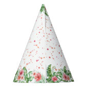 ピンクフラミンゴパーティーハット パーティーハット (裏面)