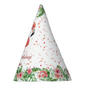 ピンクフラミンゴパーティーハット パーティーハット (右)