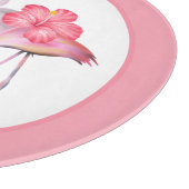 ピンクフラミンゴビーチピンクフラミンゴ カッティングボード (角)