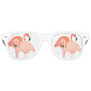 ピンクフラミンゴビーチ結婚式 レトロサングラス