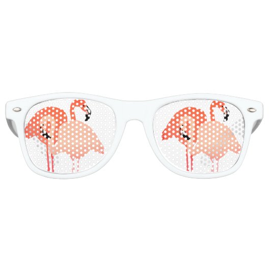 ピンクフラミンゴビーチ結婚式 レトロサングラス (正面)