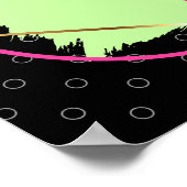 ピンクフラミンゴビーファブ感動的ことわざ ポスター (角)