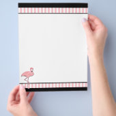 ピンクフラミンゴフライヤー チラシ (手)