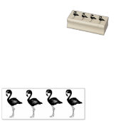 ピンクフラミンゴフラミンゴストロピカルバードスタンプ ラバースタンプ (押印)