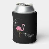 ピンクフラミンゴブラッククーラーボックス 缶クーラー (缶裏面)