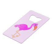 ピンクフラミンゴボトルオープナー クレジットカード栓抜き (裏面アングル)