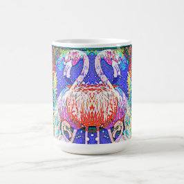 ピンクフラミンゴマグカップ コーヒーマグカップ