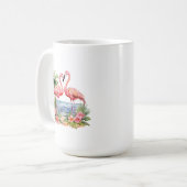ピンクフラミンゴマグ コーヒーマグカップ (正面左)