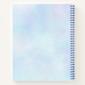 ピンクフラミンゴママ&パームツリーズベビー ノートブック (裏面)