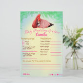 ピンクフラミンゴ予測とアドバイスフォトゲームカード (スタンド正面)