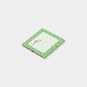 ピンクフラミンゴ付箋ギフト ポストイット (アングル)