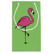 ピンクフラミンゴ抱き枕 スモールペーパーバッグ (裏面)