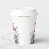 ピンクフラミンゴ昇華–95160 紙コップ (左)