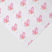 ピンクフラミンゴ水カラーパターンビーチ 薄葉紙 (詳細)