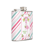 ピンクフラミンゴ熱帯クリスマス フラスク (右)