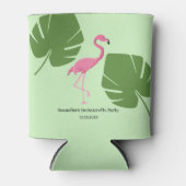 ピンクフラミンゴ熱帯バチェロレッテカスタム 缶クーラー (正面)