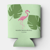 ピンクフラミンゴ熱帯バチェロレッテカスタム 缶クーラー (裏面)