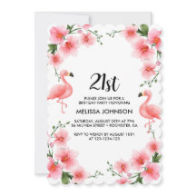 ピンクフラミンゴ熱帯蘭21歳の誕生日