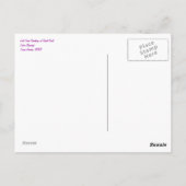 ピンクフラミンゴ葉書 ポストカード (裏面)