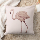ピンクフラミンゴ装飾用クッション クッション (ブランケット)