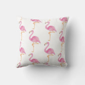 ピンクフラミンゴ装飾用クッション クッション (裏面)
