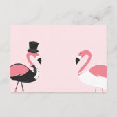 ピンクフラミンゴ詳細 エンクロージャーカード (裏面)