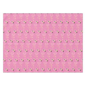 ピンクフラミンゴ誕生日パーティー テーブルクロス (正面(横))