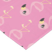 ピンクフラミンゴ誕生日パーティー テーブルクロス (アングル)
