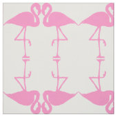 ピンクフラミンゴ鳥裁縫模様布 ファブリック (見本)