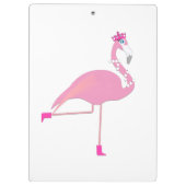 ピンクフラミンゴ – クリップボード (裏面)