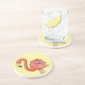 ピンクフラミンゴ コースター (側面)