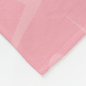 ピンクフラミンゴ：シームレスなヴィンテージイラストレーション。 フリースブランケット (角)