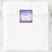 ピンクフラミンゴ スクエアシール (バッグ)