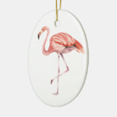 ピンクフラミンゴ セラミックオーナメント (左)