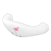 ピンクフラミンゴ セラミック引き出し取っ手 (アングル)