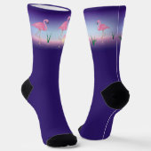 ピンクフラミンゴ ソックス (傾斜あり)