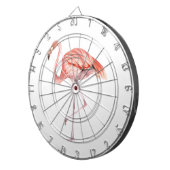 ピンクフラミンゴ ダーツボード (正面右)